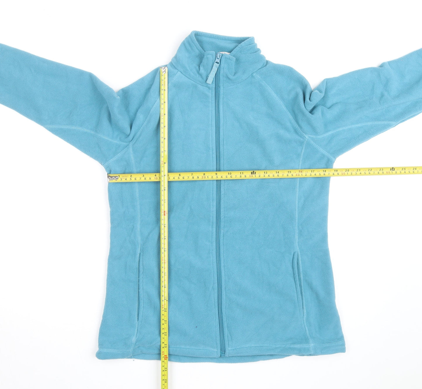 Mountain Warehouse Women Blue Fleece Full Zip Jacket Size 12