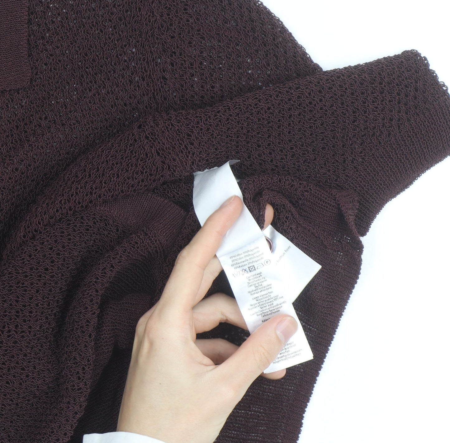 Hush Women’s Brown Collared Open-Knit Short Sleeve Cardigan XS