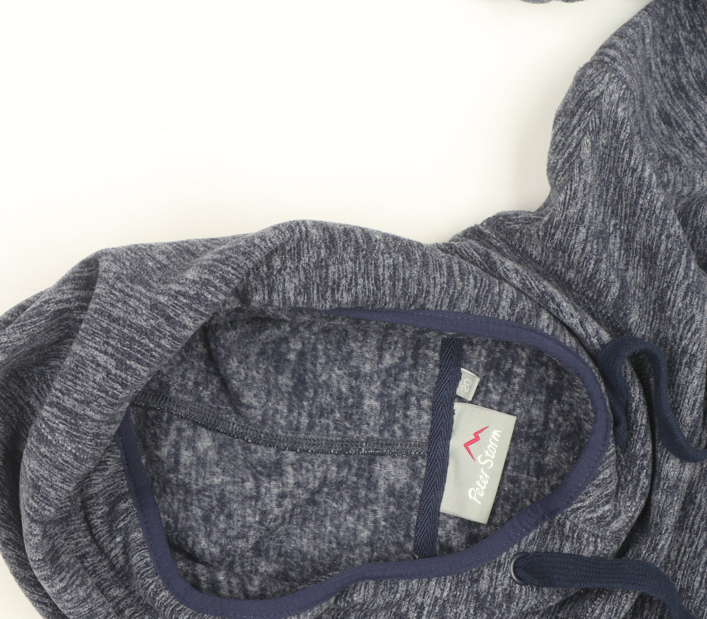 Peter Storm Womens Blue Hooded Pullover Hoodie Size 20
