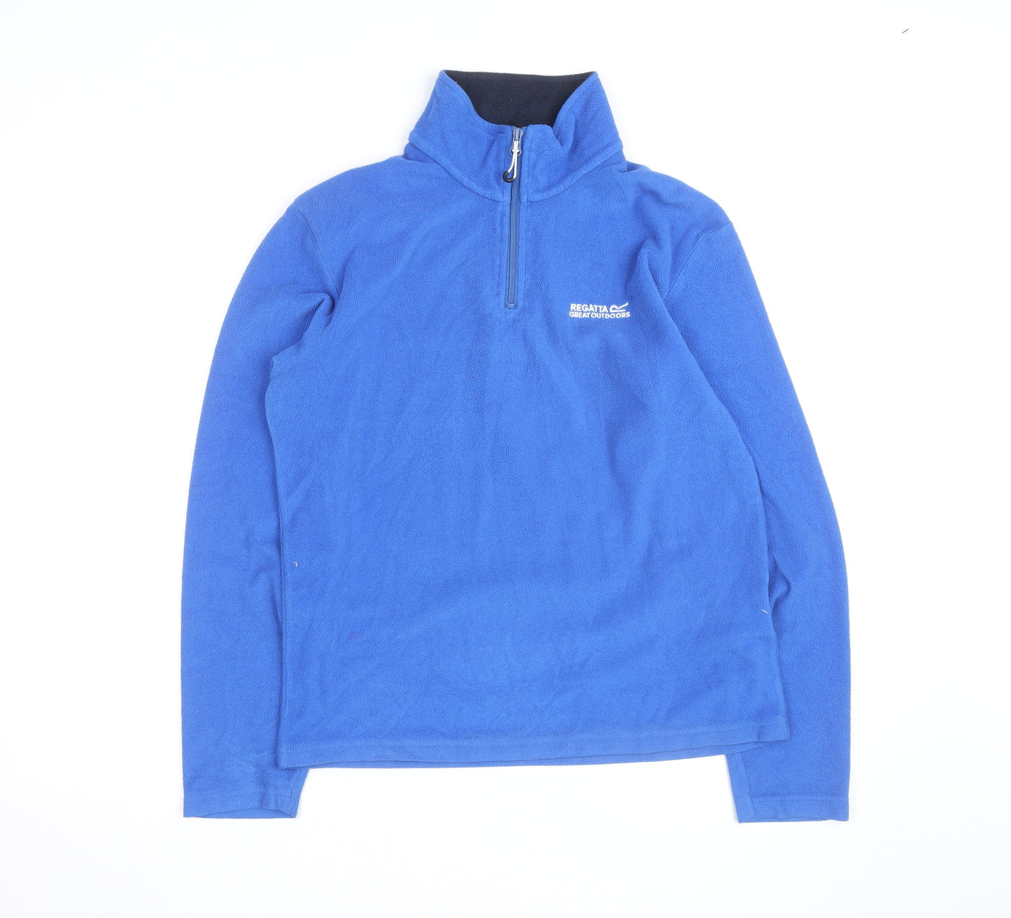 Regatta Men Blue Fleece 1/2 Zip Pullover Sweatshirt S