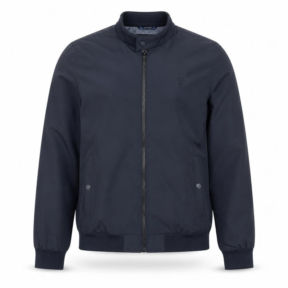 Next Teens Blue Polyester Bomber Jacket S Casual Zip Up