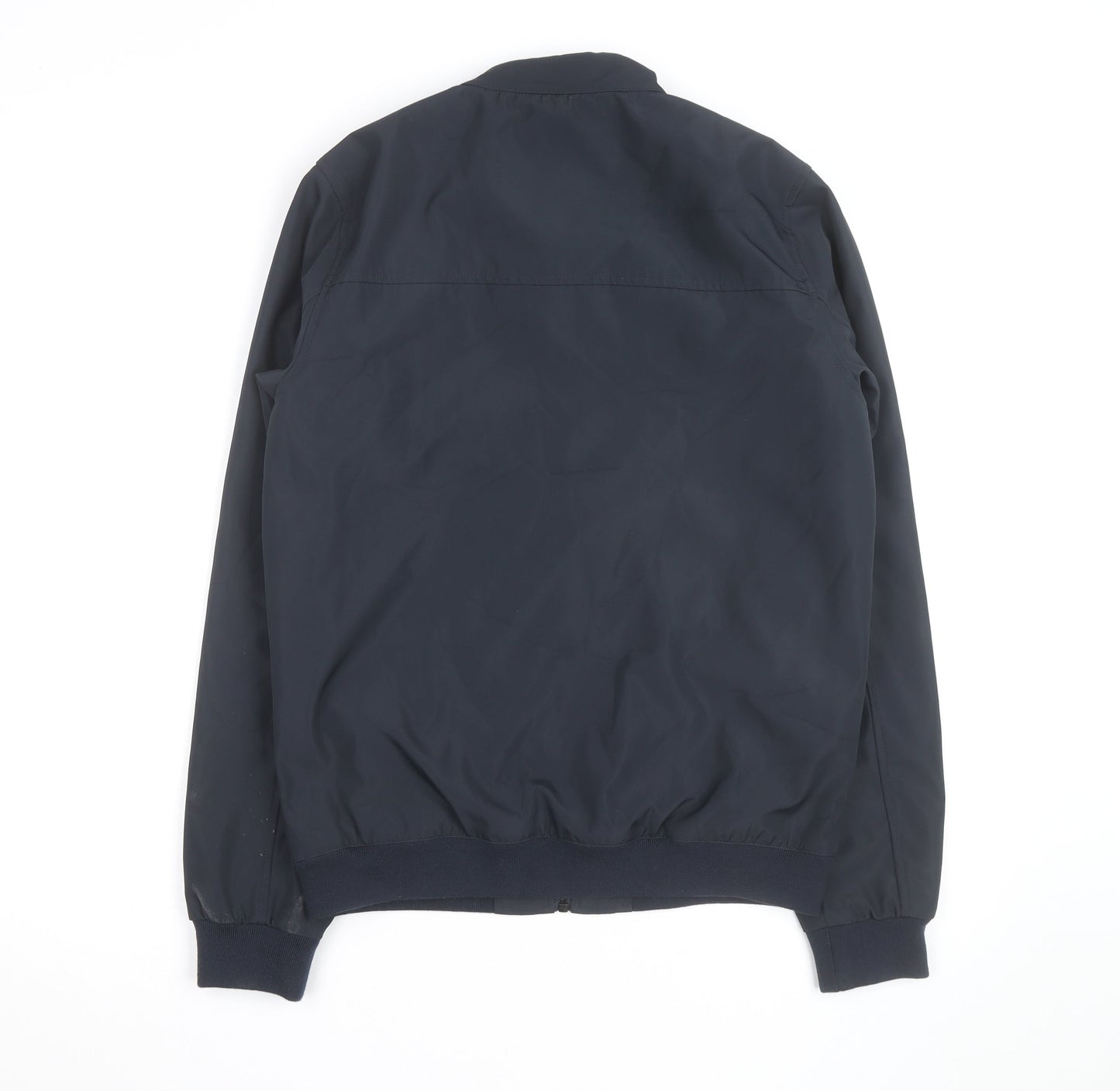 Next Teens Blue Polyester Bomber Jacket S Casual Zip Up