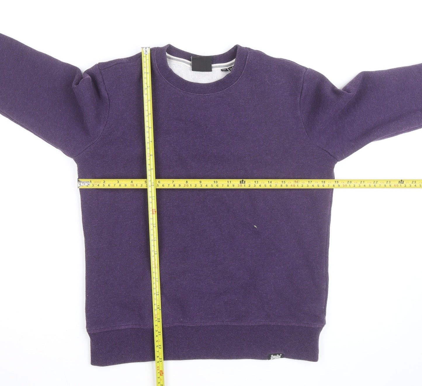 Superdry Women's Purple Crew Neck Pullover Sweatshirt Size 10
