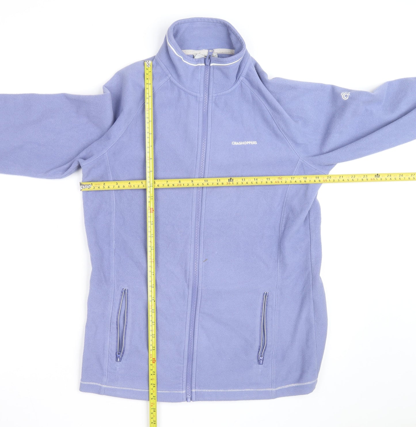 Craghoppers Women Purple Full Zip Fleece Jacket UK 12