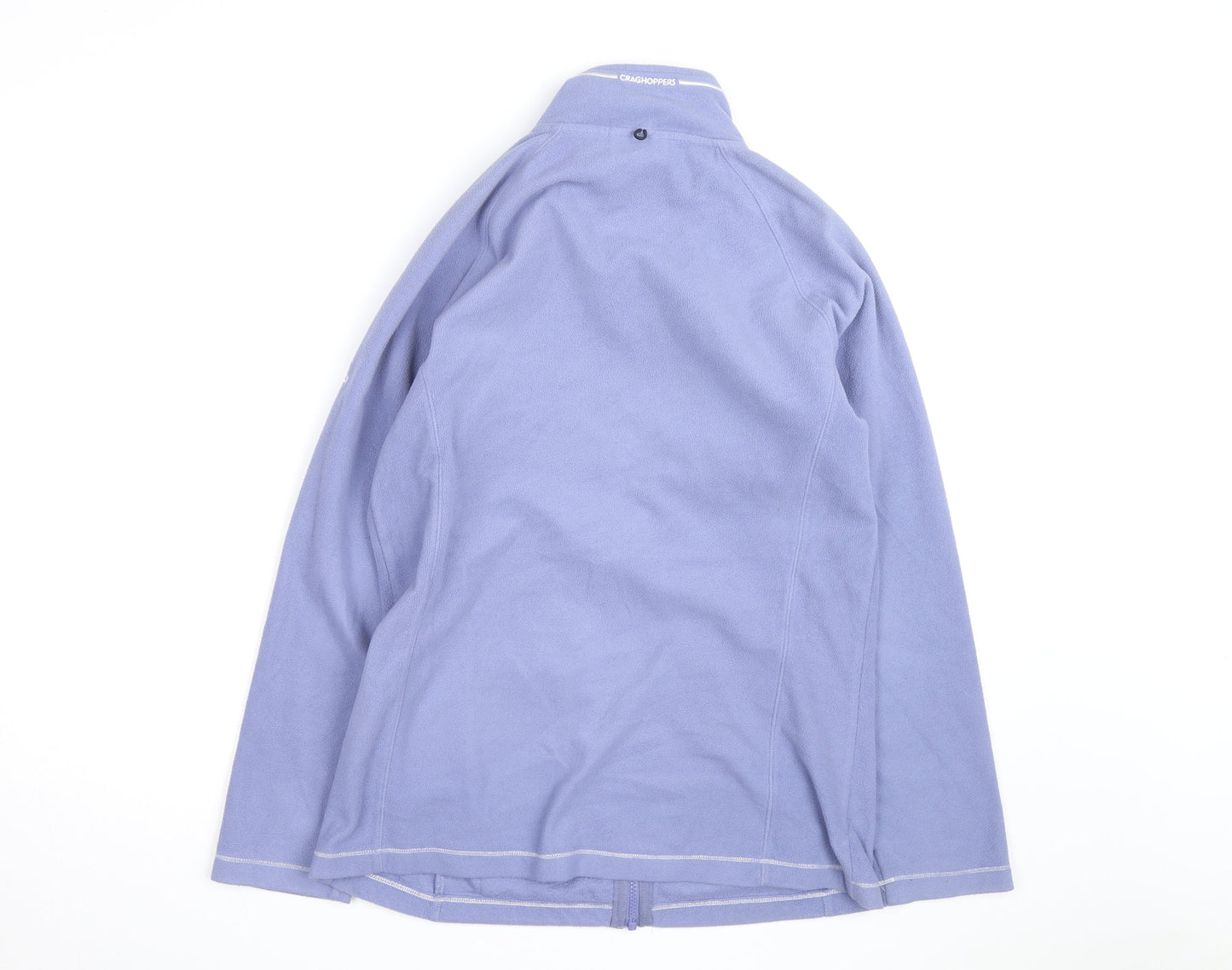 Craghoppers Women Purple Full Zip Fleece Jacket UK 12