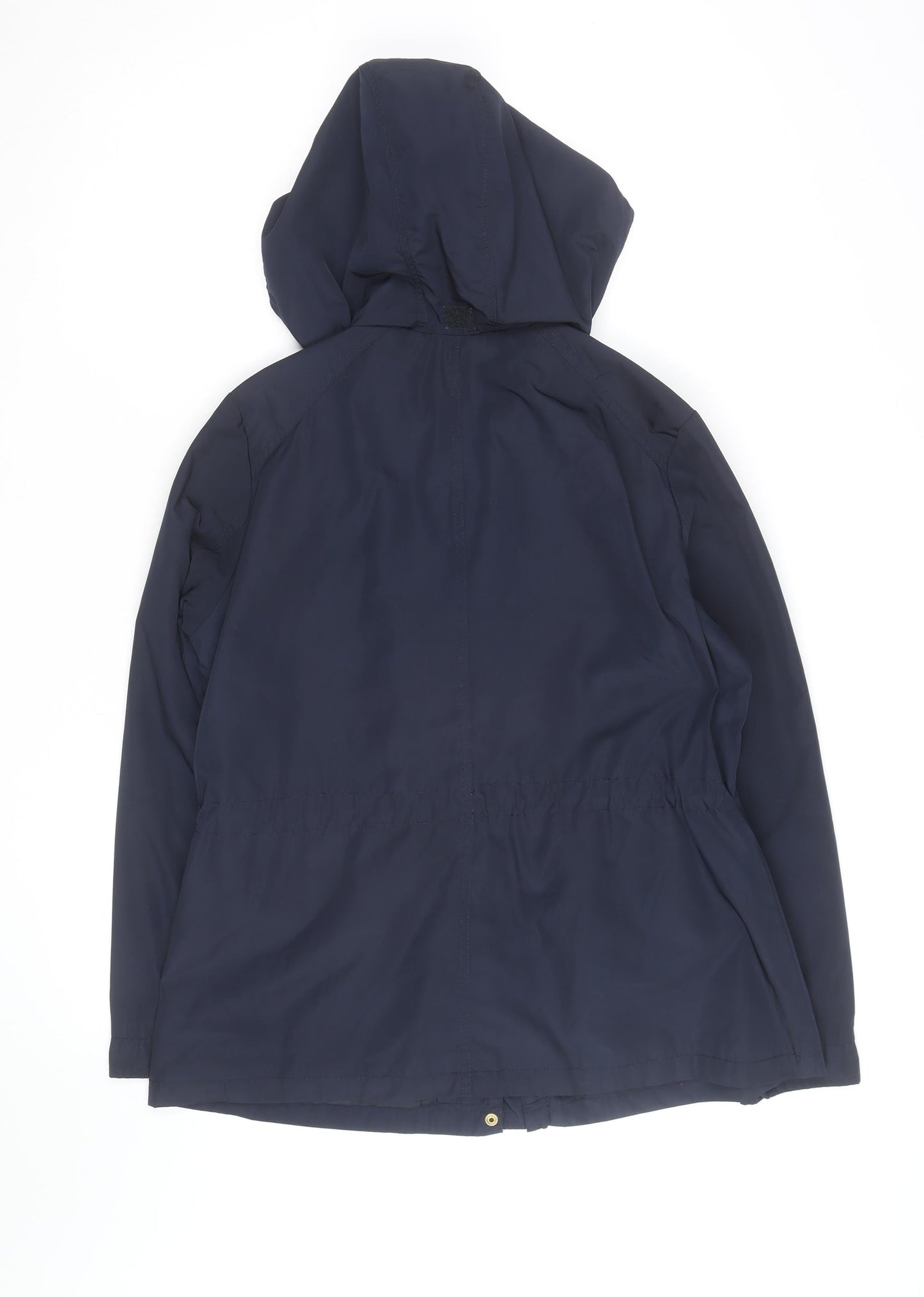 Papaya Weekend Women's Blue Hooded Parka Jacket Size 14