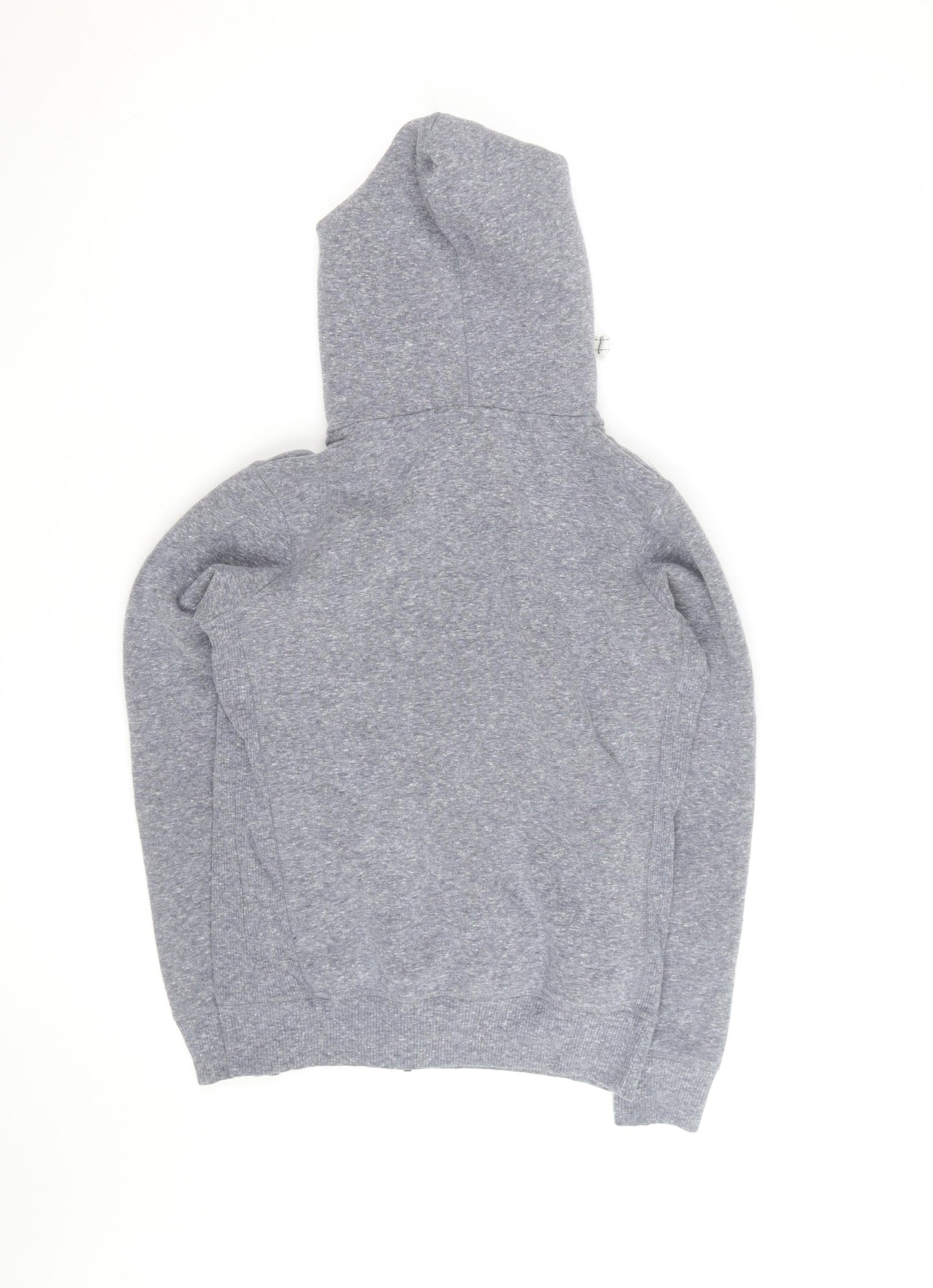 Weird Fish Women's Grey Full Zip Hoodie Size 8 Sherpa Lined