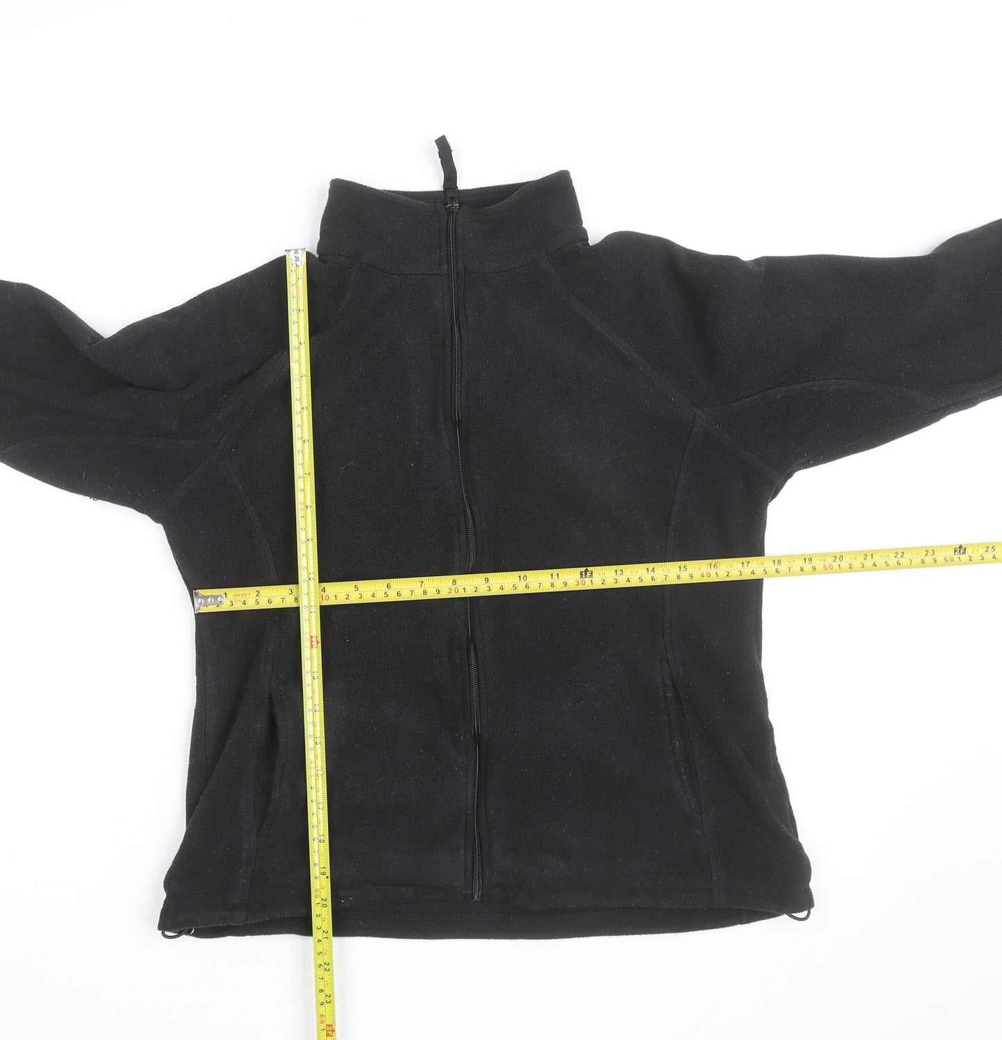Mountain Warehouse Womens Black Size 14 Fleece Full Zip Jacket