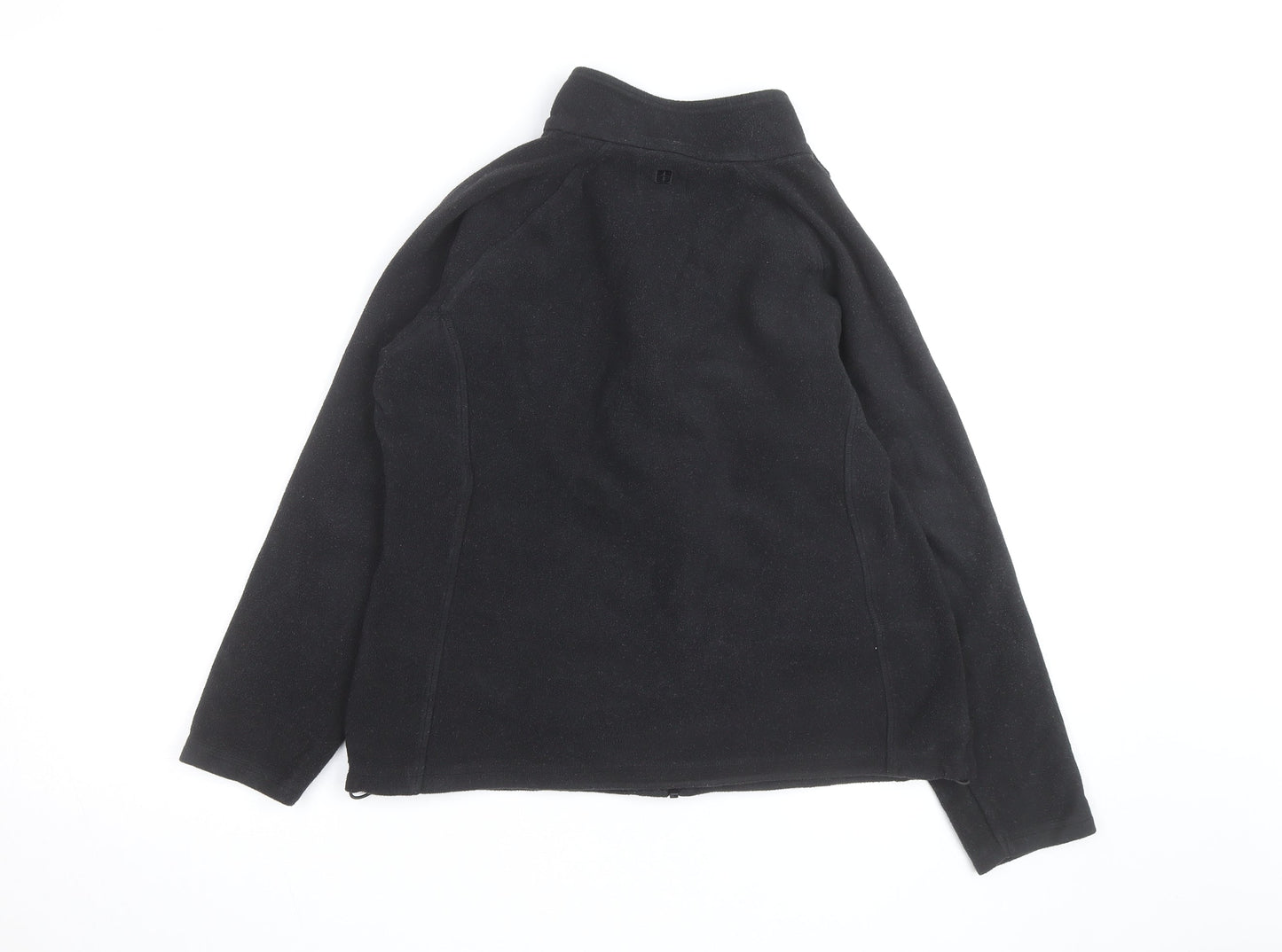 Mountain Warehouse Womens Black Size 14 Fleece Full Zip Jacket