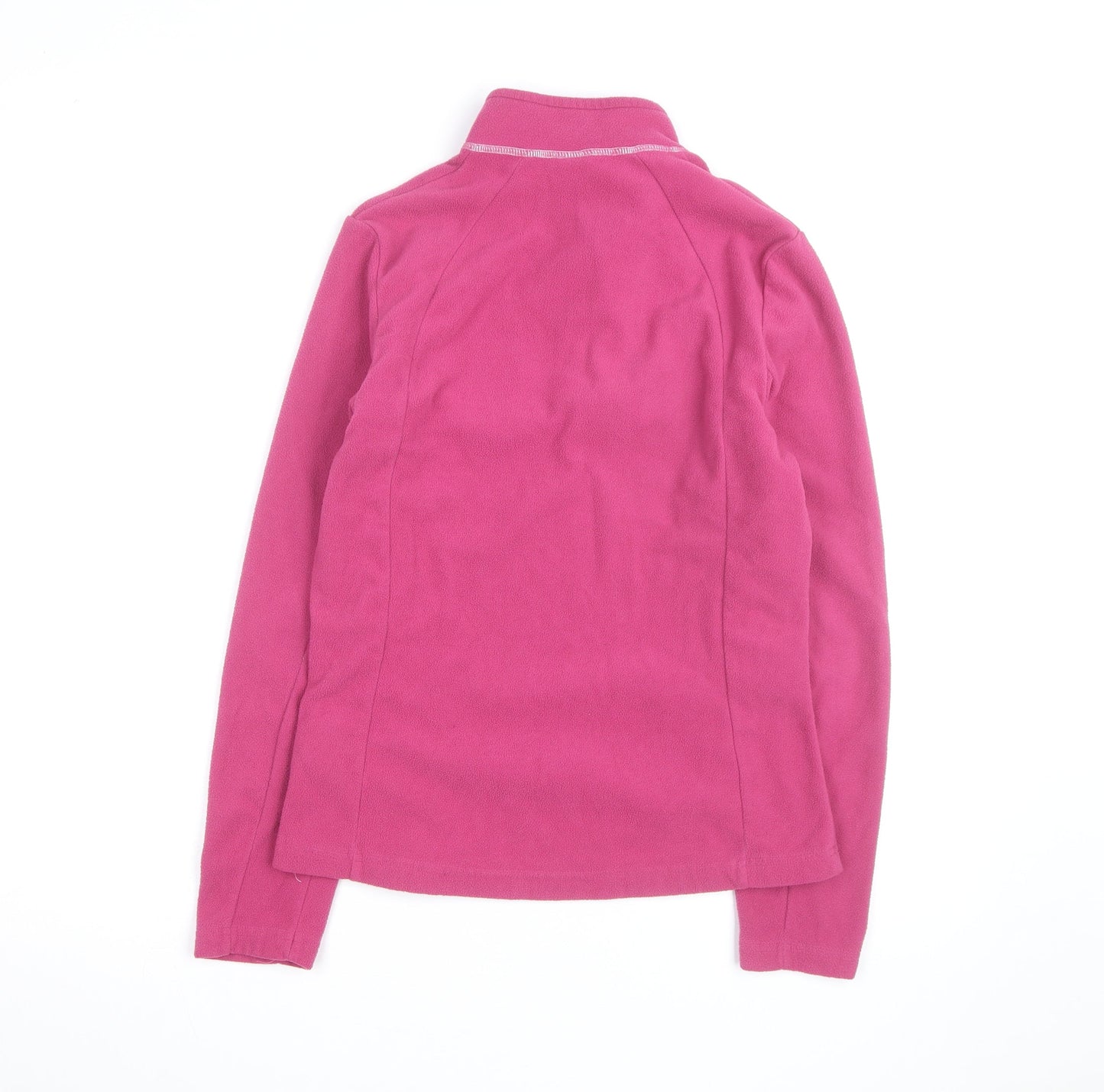Quechua Women Pink 1/2 Zip Fleece Pullover Sweatshirt Size 12
