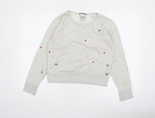 Preloved Scotch & Soda Women’s Grey Felix the Cat Sweatshirt XS - Front