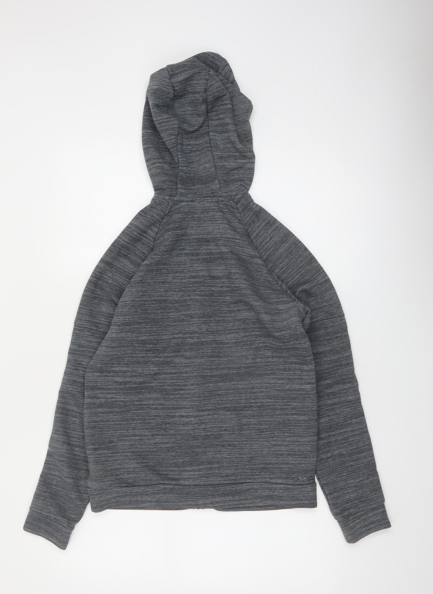 Adidas Women’s Grey Full Zip Hooded Sweatshirt Size S 8-10