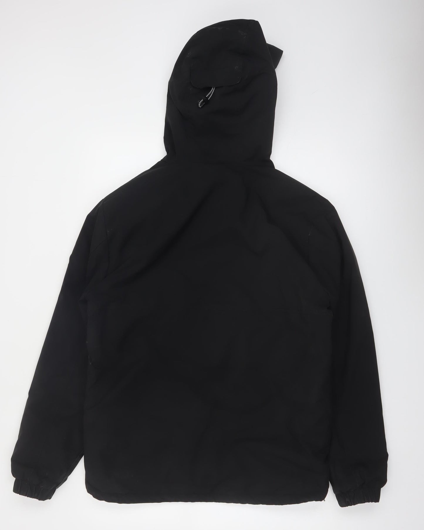Pull&Bear Men’s Black S Anorak Hooded Jacket Windproof Casual