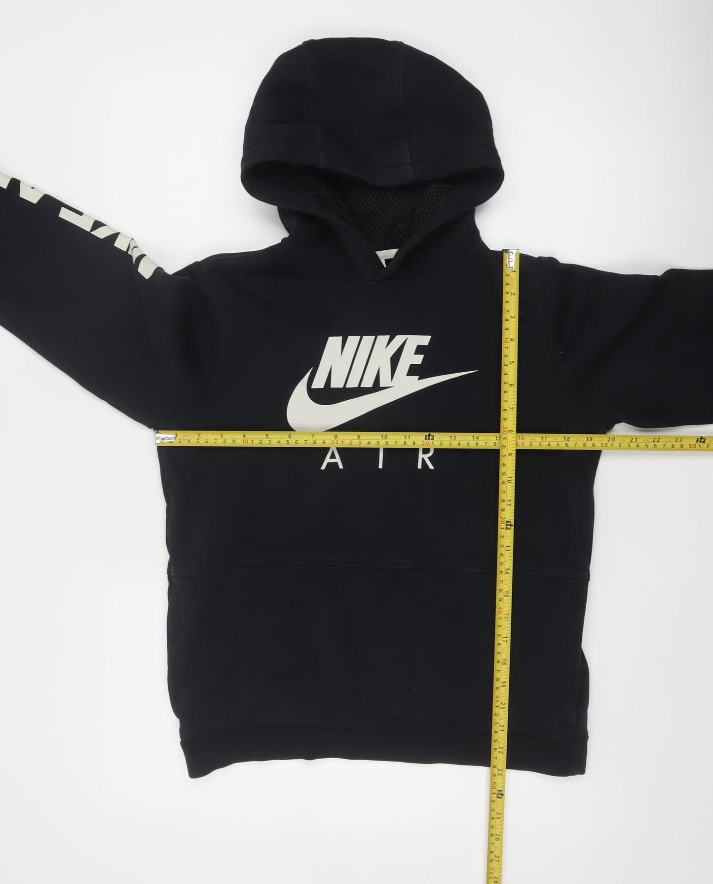 Nike Boys Black XL Pullover Hoodie Sweatshirt with Logo Print