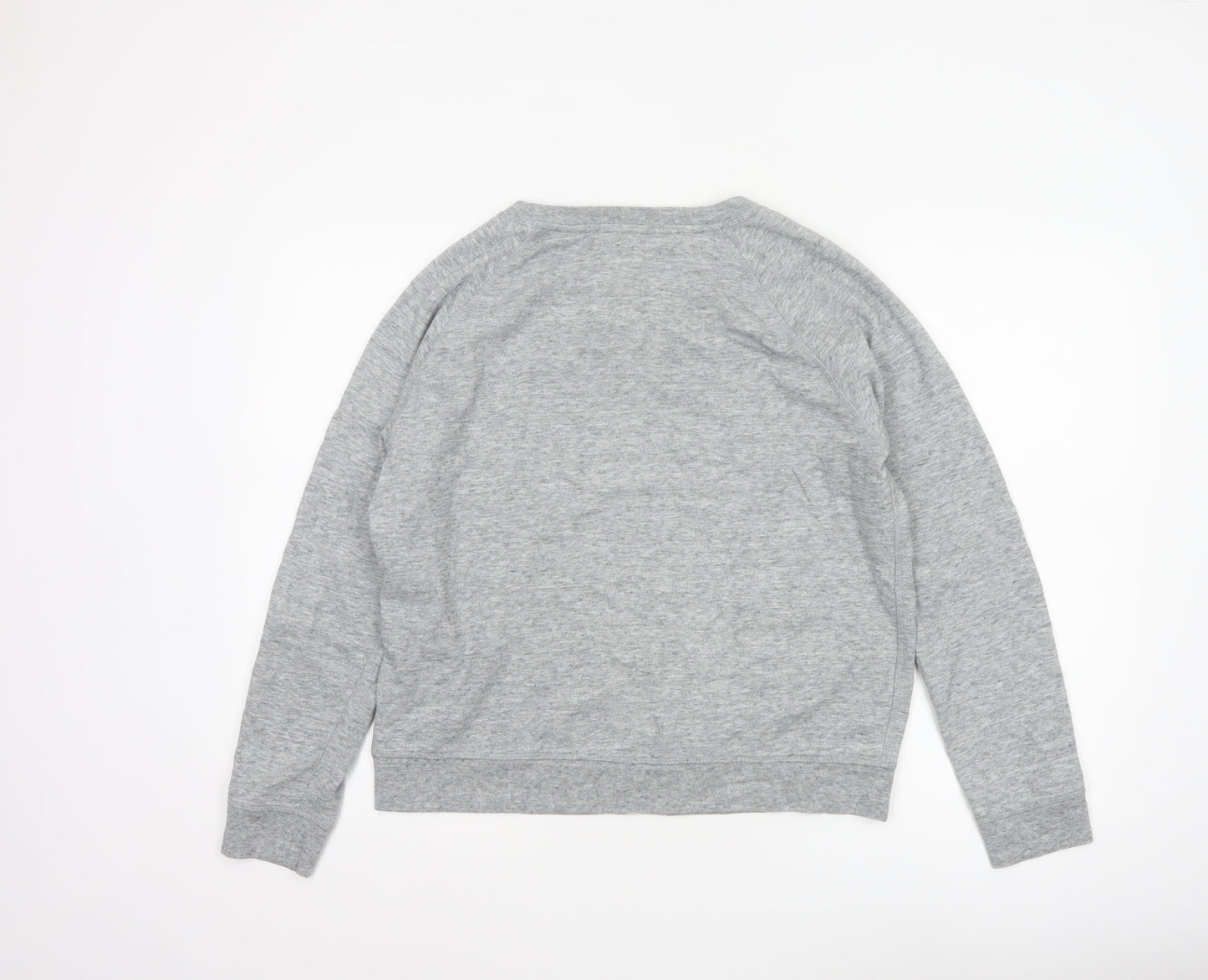 Levi's Womens Grey Logo Crew Neck Pullover Sweatshirt L