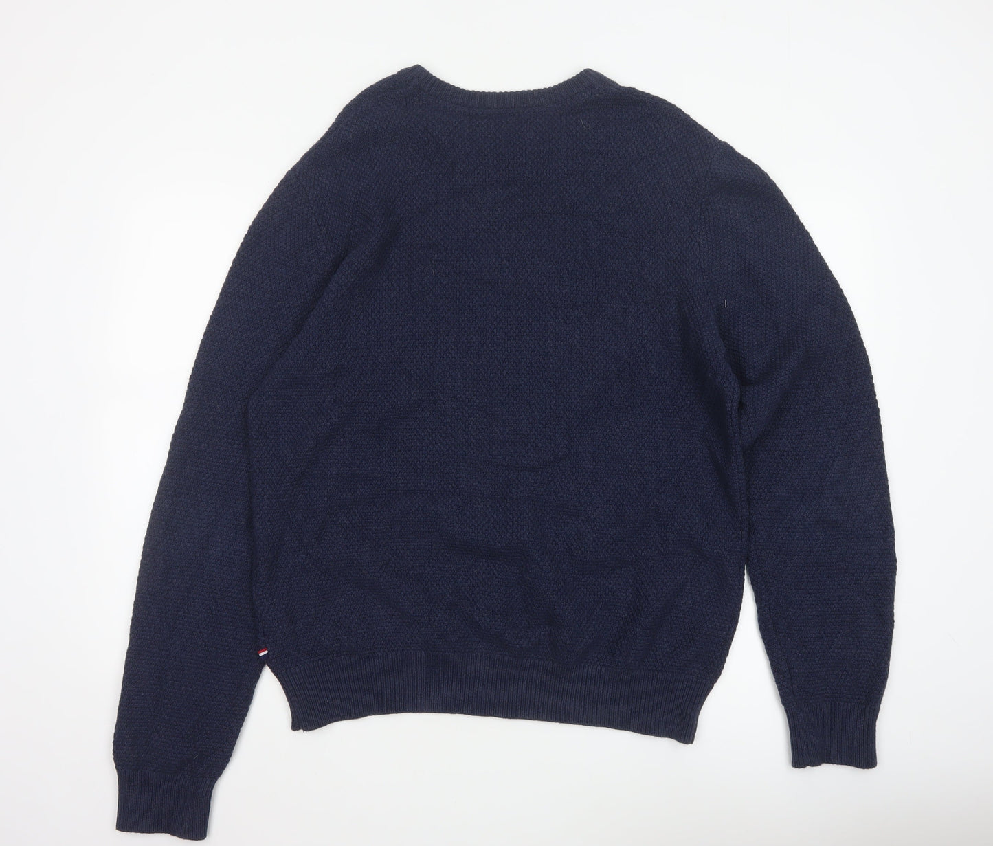 U.S. Polo Assn. Men’s Blue Cotton Crew Neck Jumper XL