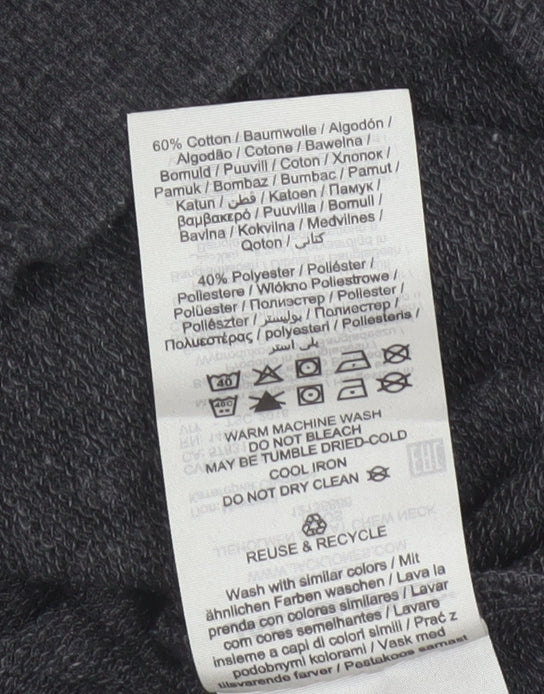 Jack & Jones Men's Grey Pullover Sweatshirt M Regular Fit