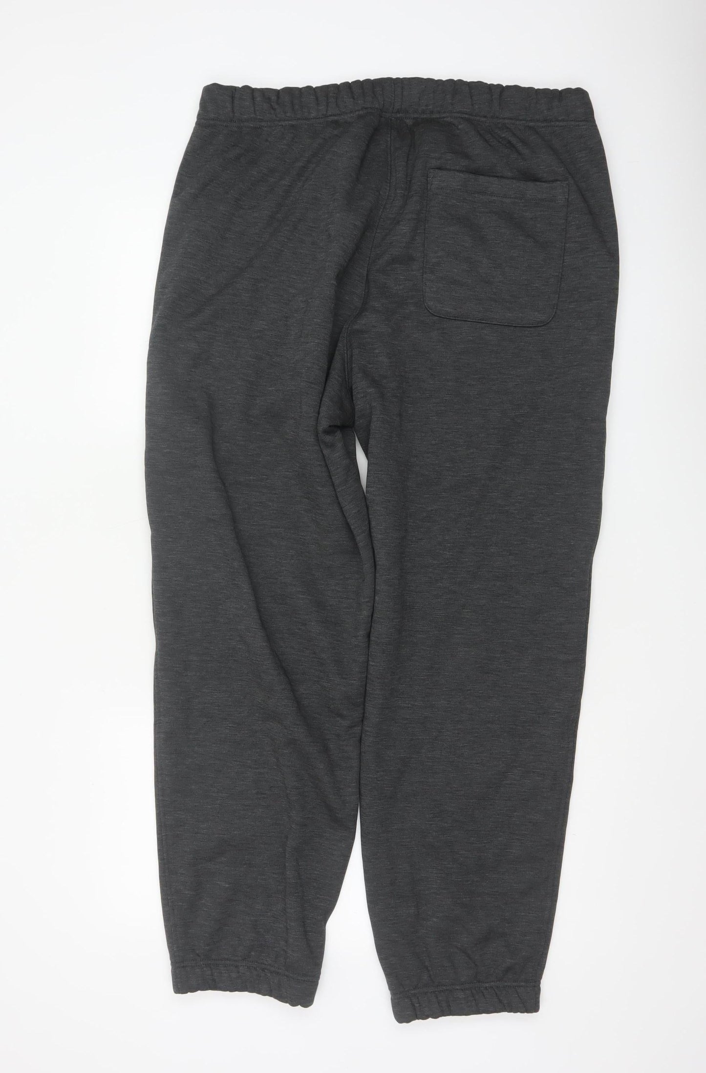 Uniqlo Men's Grey XL Jogger Trousers with Elastic Waist