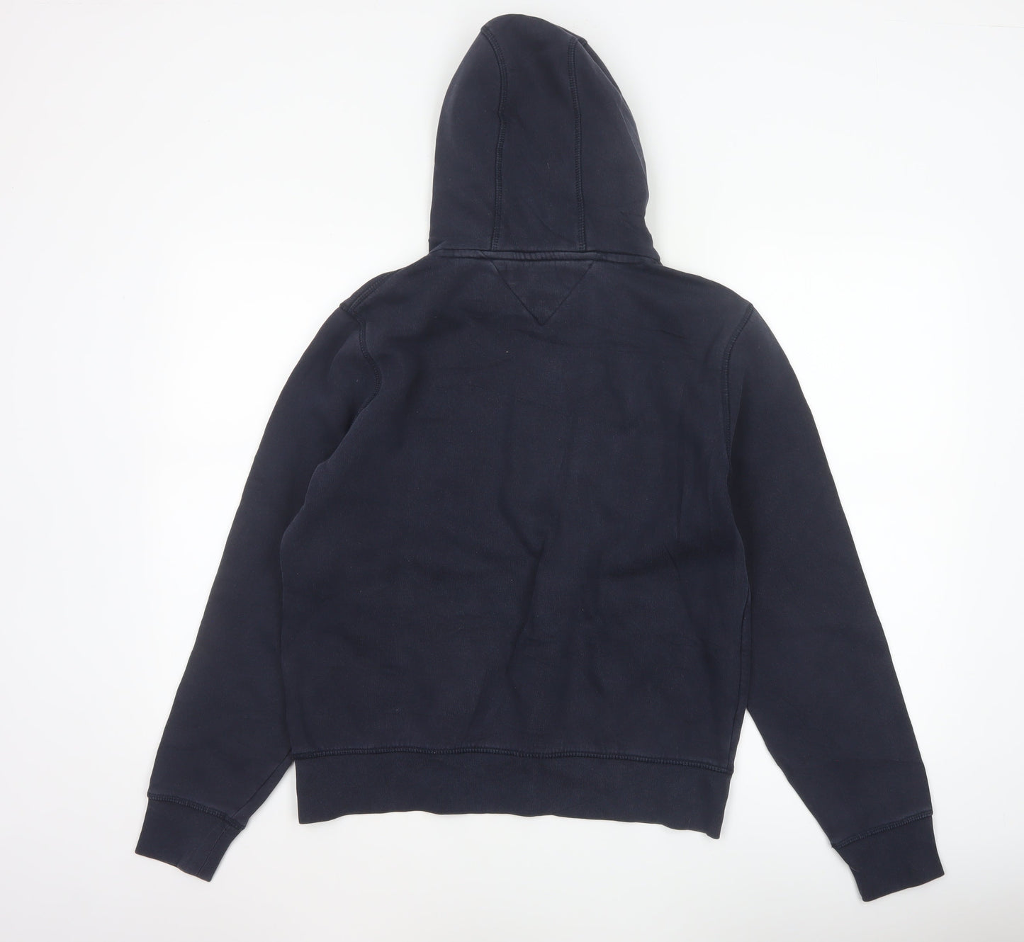 Tommy Hilfiger Men's Navy Small Pullover Hoodie Organic Cotton