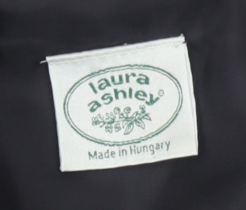 Laura Ashley Women’s Black Silk Long Formal Dress Size 10