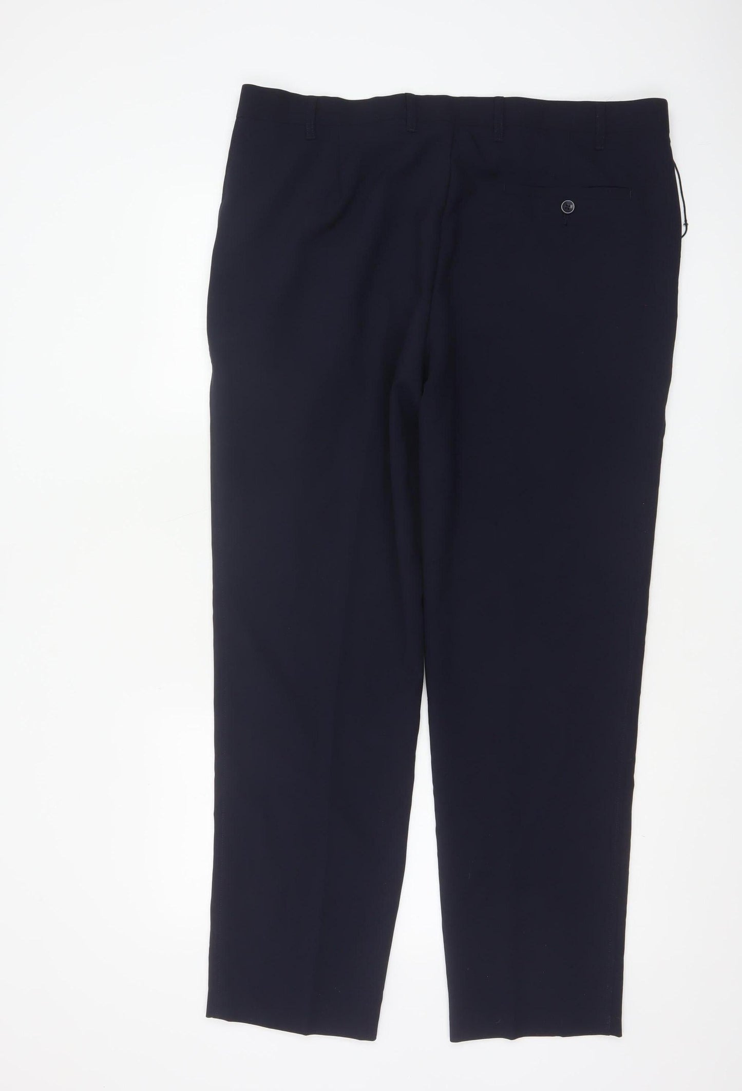 Marks and Spencer Men's Navy Slim Fit Chino Trousers 38x31