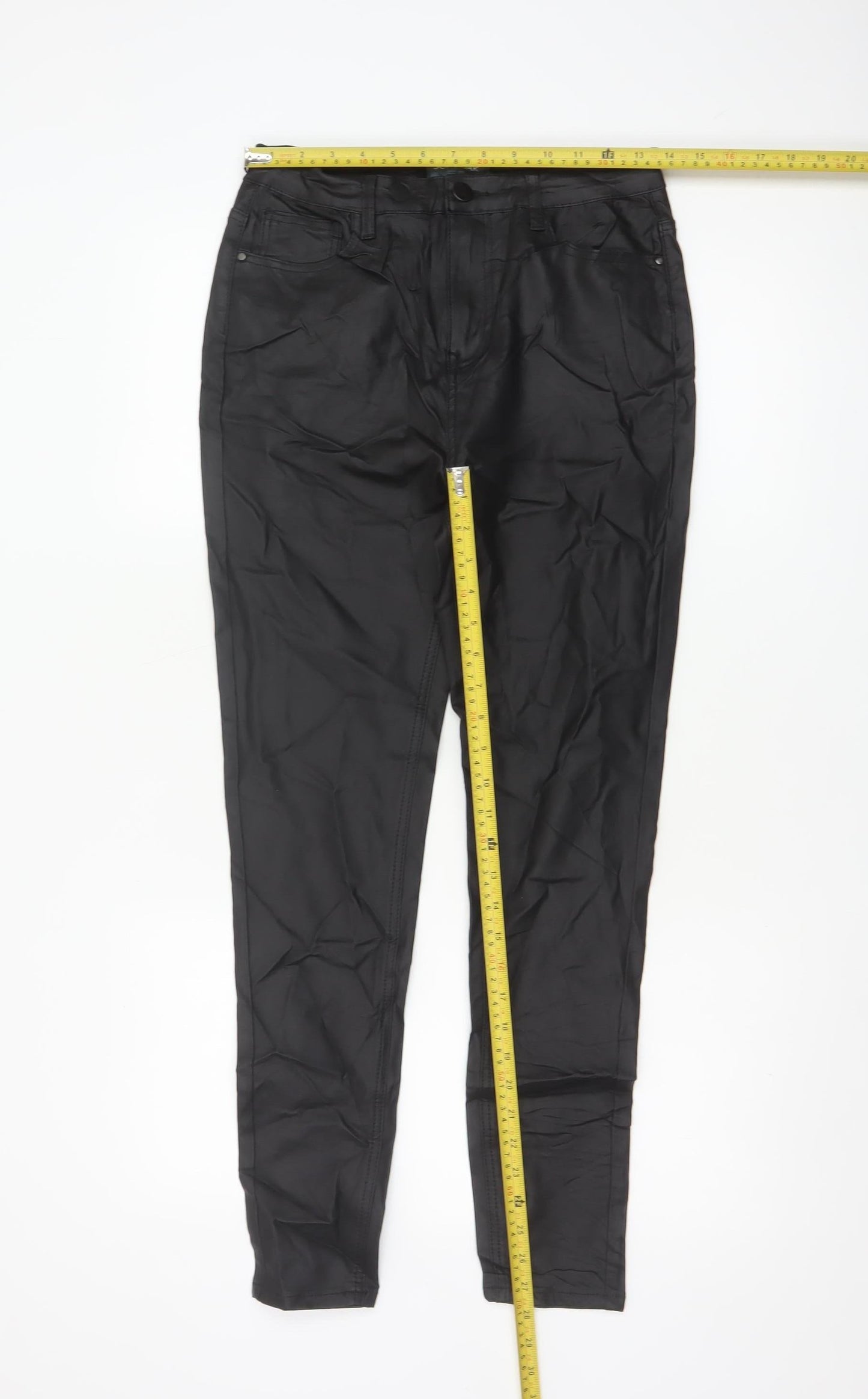 Sosandar Women Black Size 12R Skinny Stretch Jegging Trousers