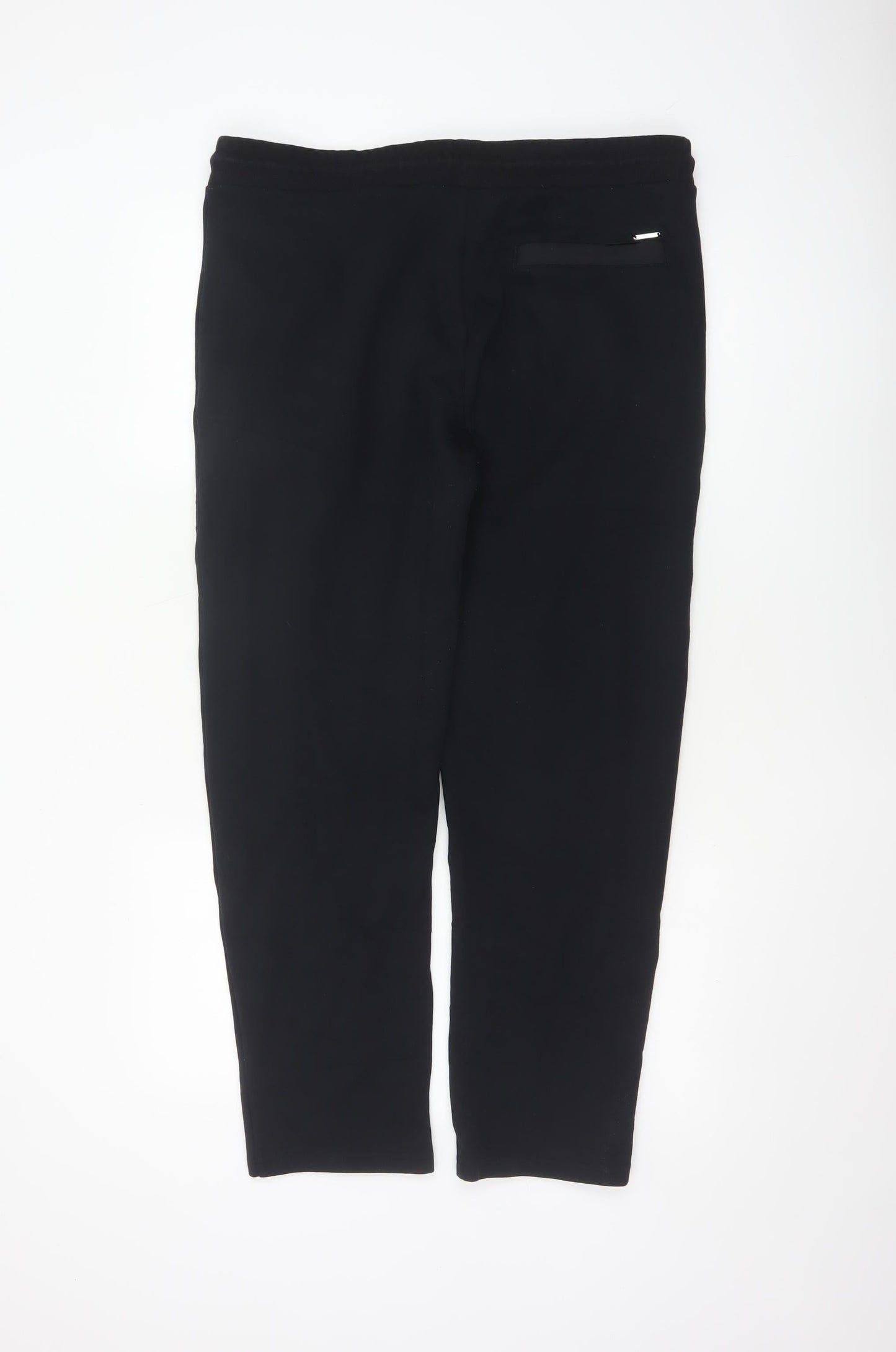 Marks and Spencer Men’s Black Jogger Trousers L Zip Pockets
