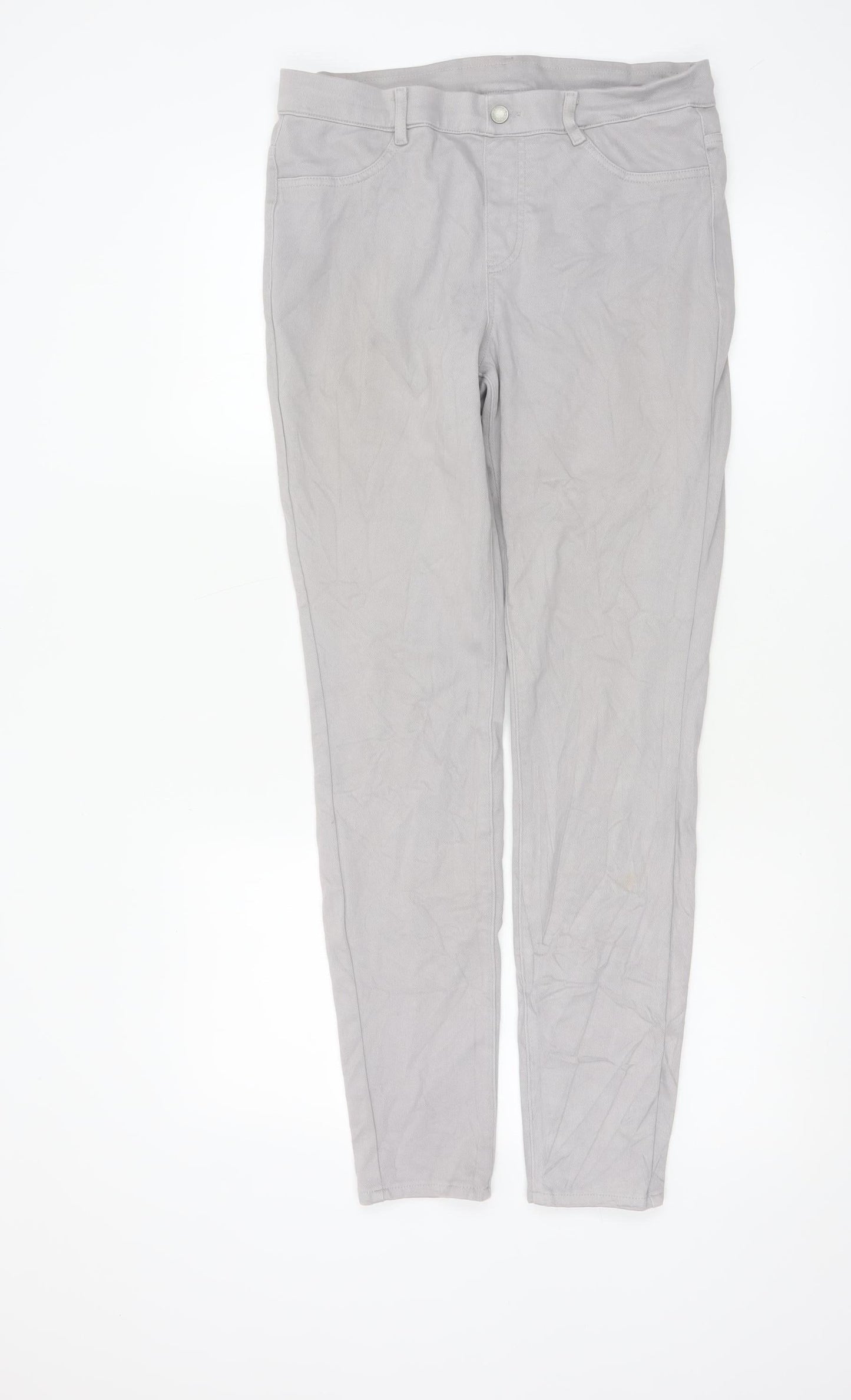 Uniqlo Women’s Grey Jegging Style Slim Fit Stretch Trousers Size L