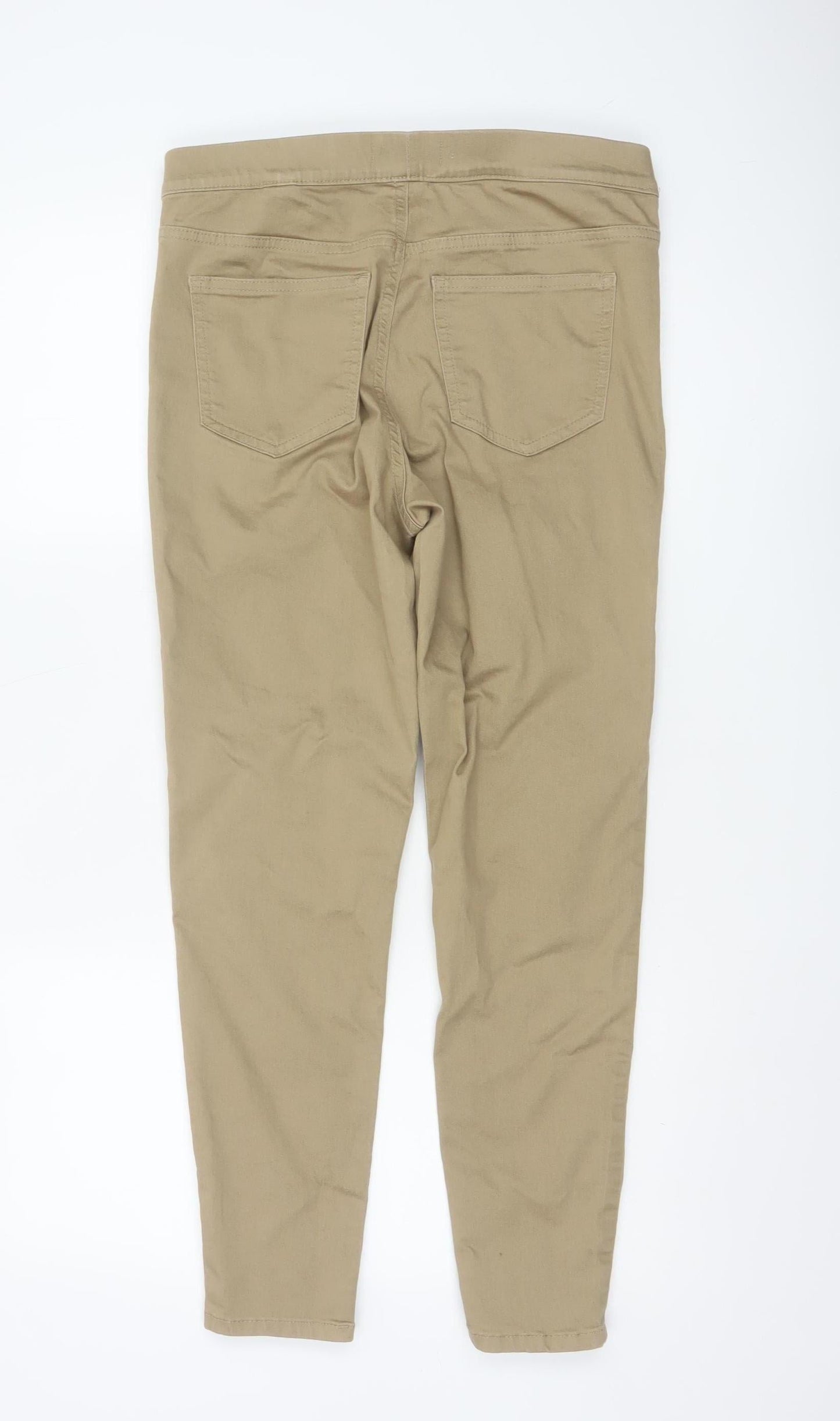 Marks and Spencer Women's Beige Cotton Jeggings Size 12