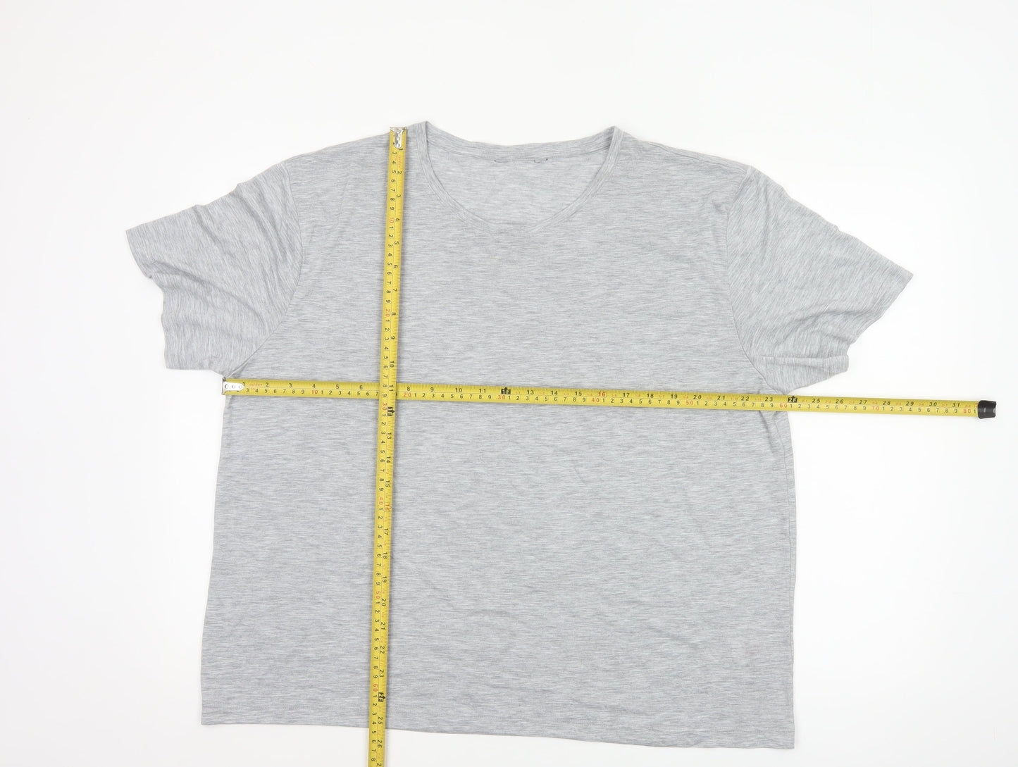 Marks and Spencer Women's Grey Size 18 Basic Short Sleeve T-Shirt