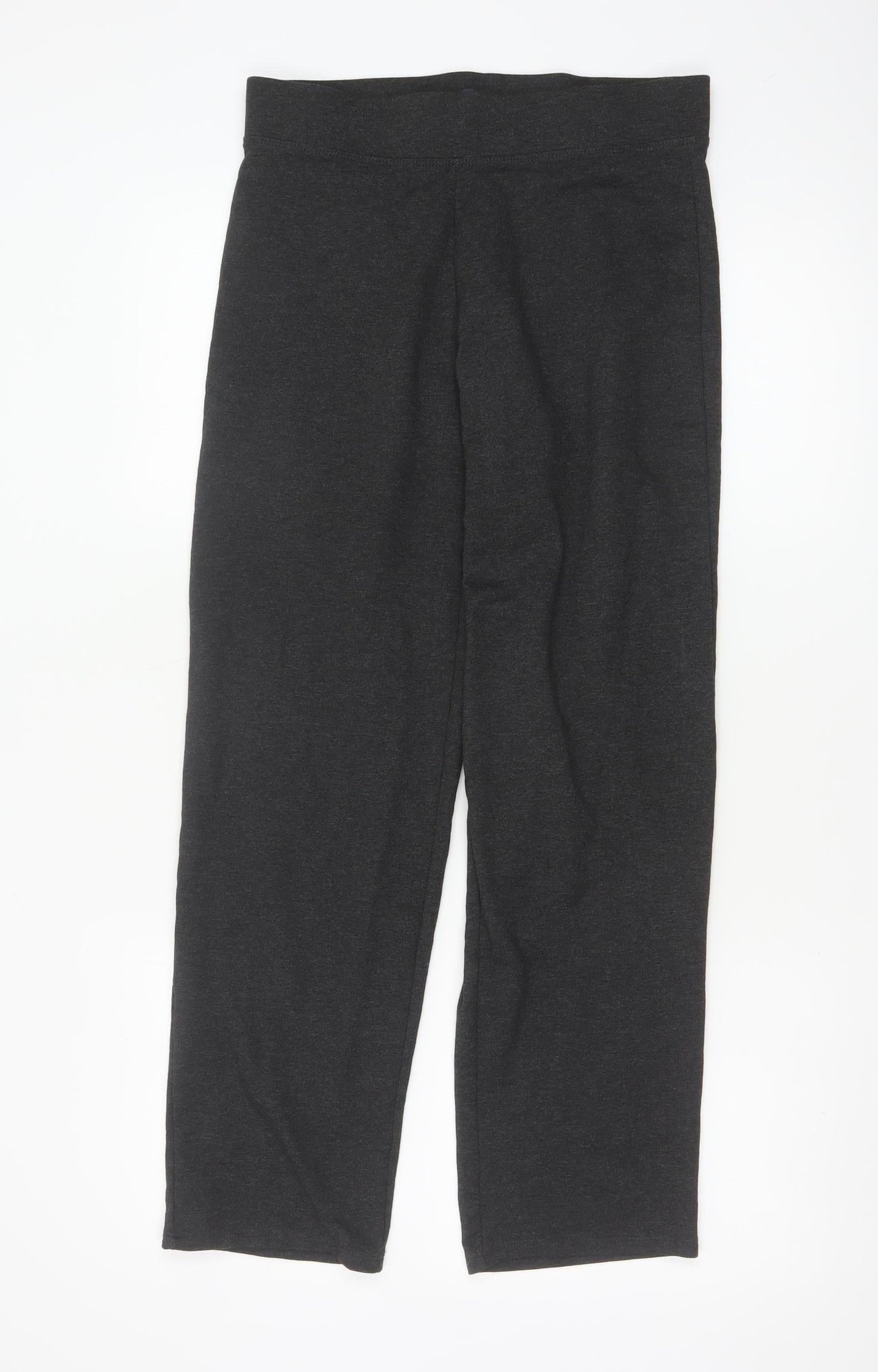 Marks and Spencer Women’s Black Jersey Straight Leg Trousers Size 10