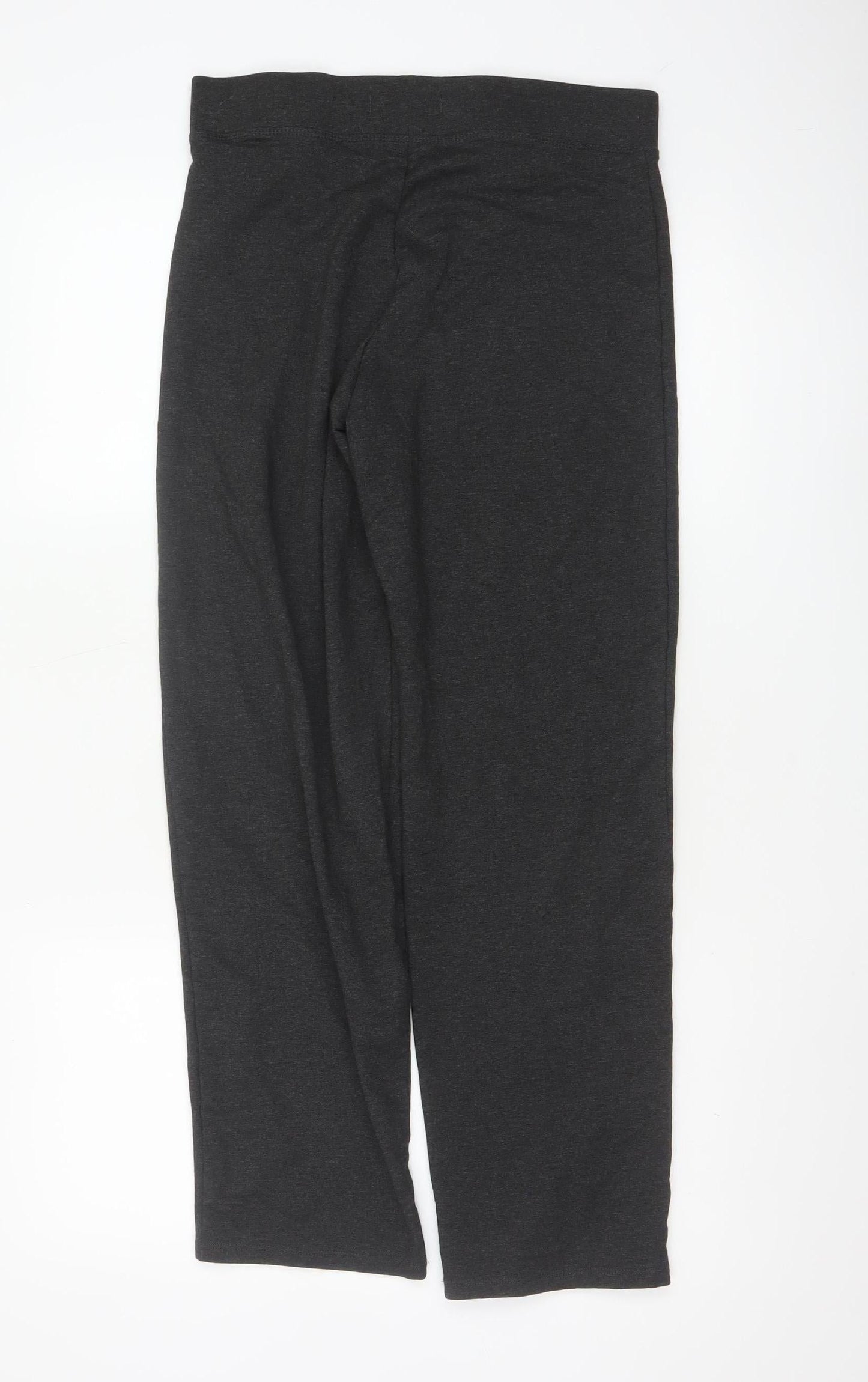 Marks and Spencer Women’s Black Jersey Straight Leg Trousers Size 10