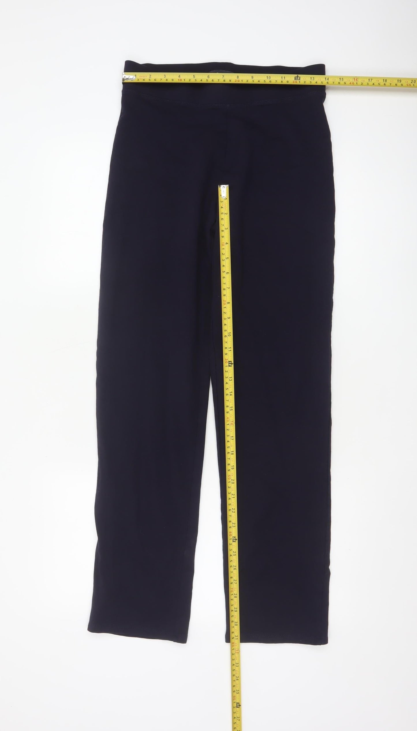 Marks and Spencer Women's Black Size 10L Cotton Stretch Leggings