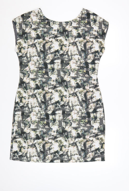 Great Plains Women's Multicoloured V-Neck Sheath Dress M