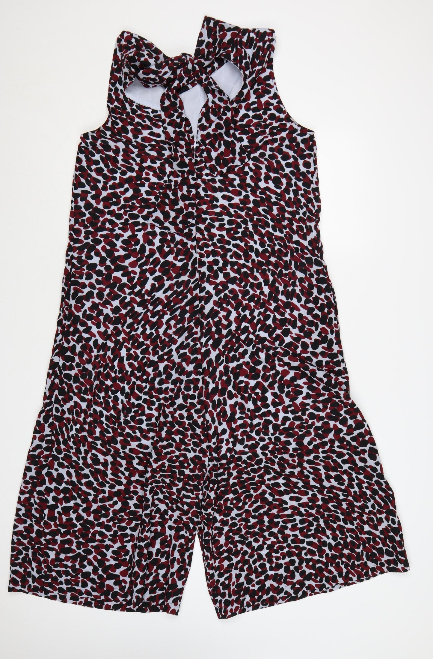 Great Plains Womens Multicoloured Animal Print Sleeveless Jumpsuit Size 12