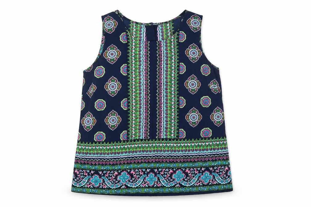 Cynthia Rowley Women’s Multicoloured Tunic Sleeveless Blouse Size L