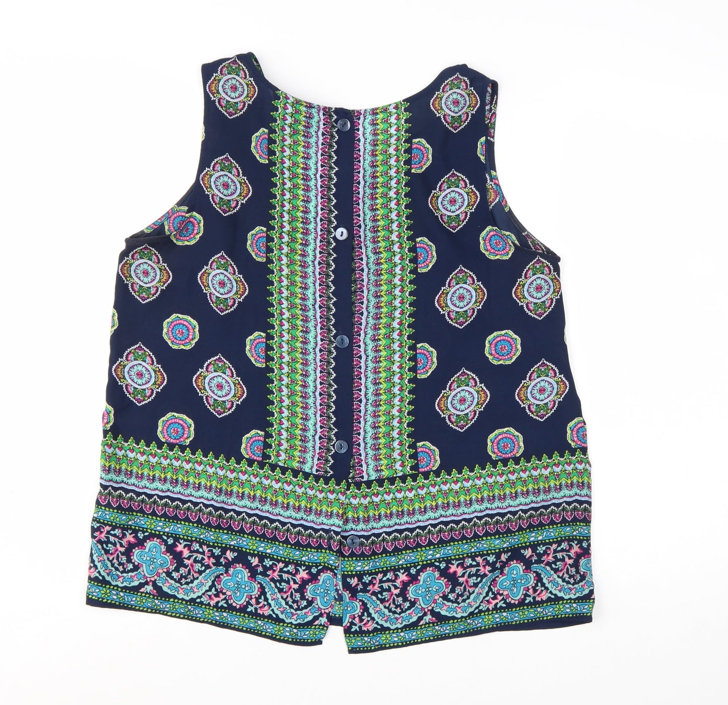 Cynthia Rowley Women’s Multicoloured Tunic Sleeveless Blouse Size L
