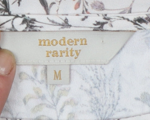 Modern Rarity Women's Multicoloured Floral Tunic Blouse Size M