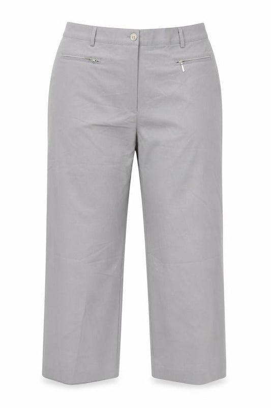 Damart Women’s Grey Straight Leg Stretch Trousers Size 24