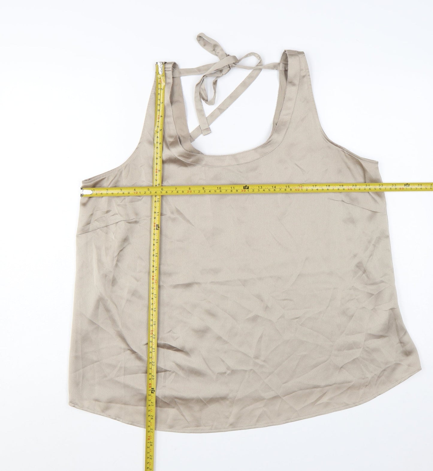 Marks and Spencer Women's Beige Camisole Tank Top Size 18