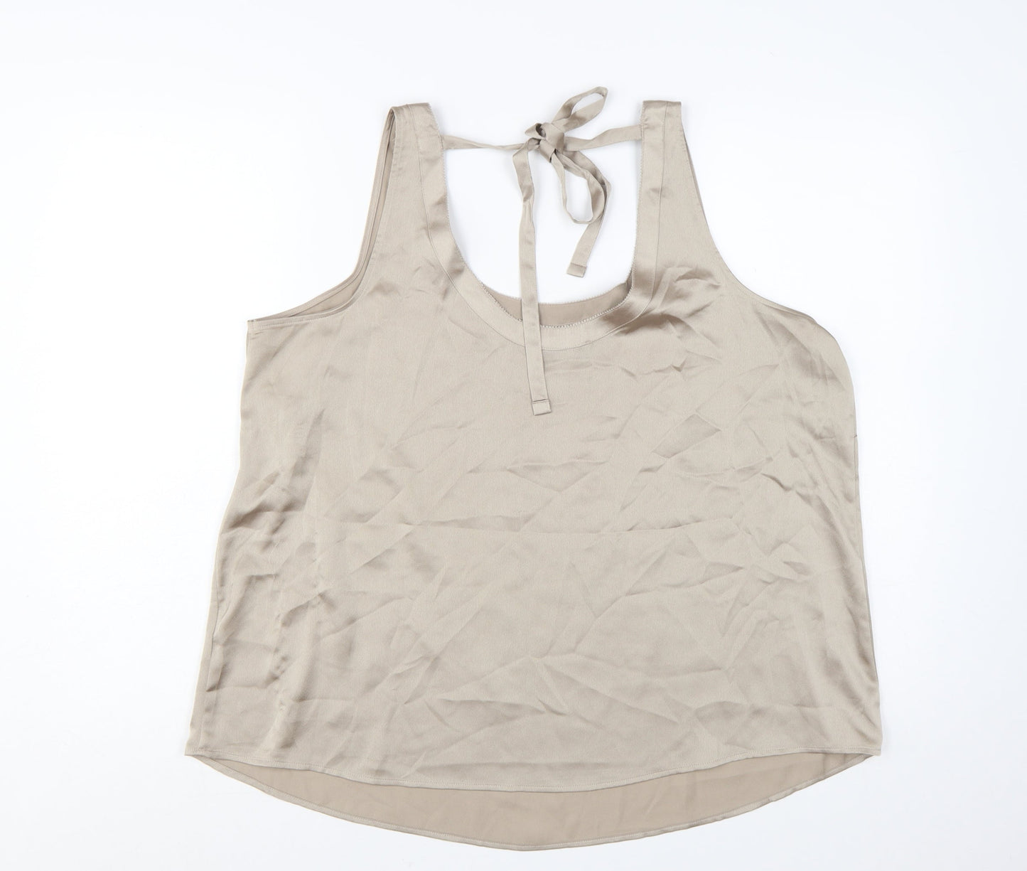Marks and Spencer Women's Beige Camisole Tank Top Size 18