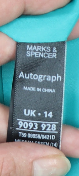 Marks and Spencer Women’s Green Size 14 Bodycon Dress