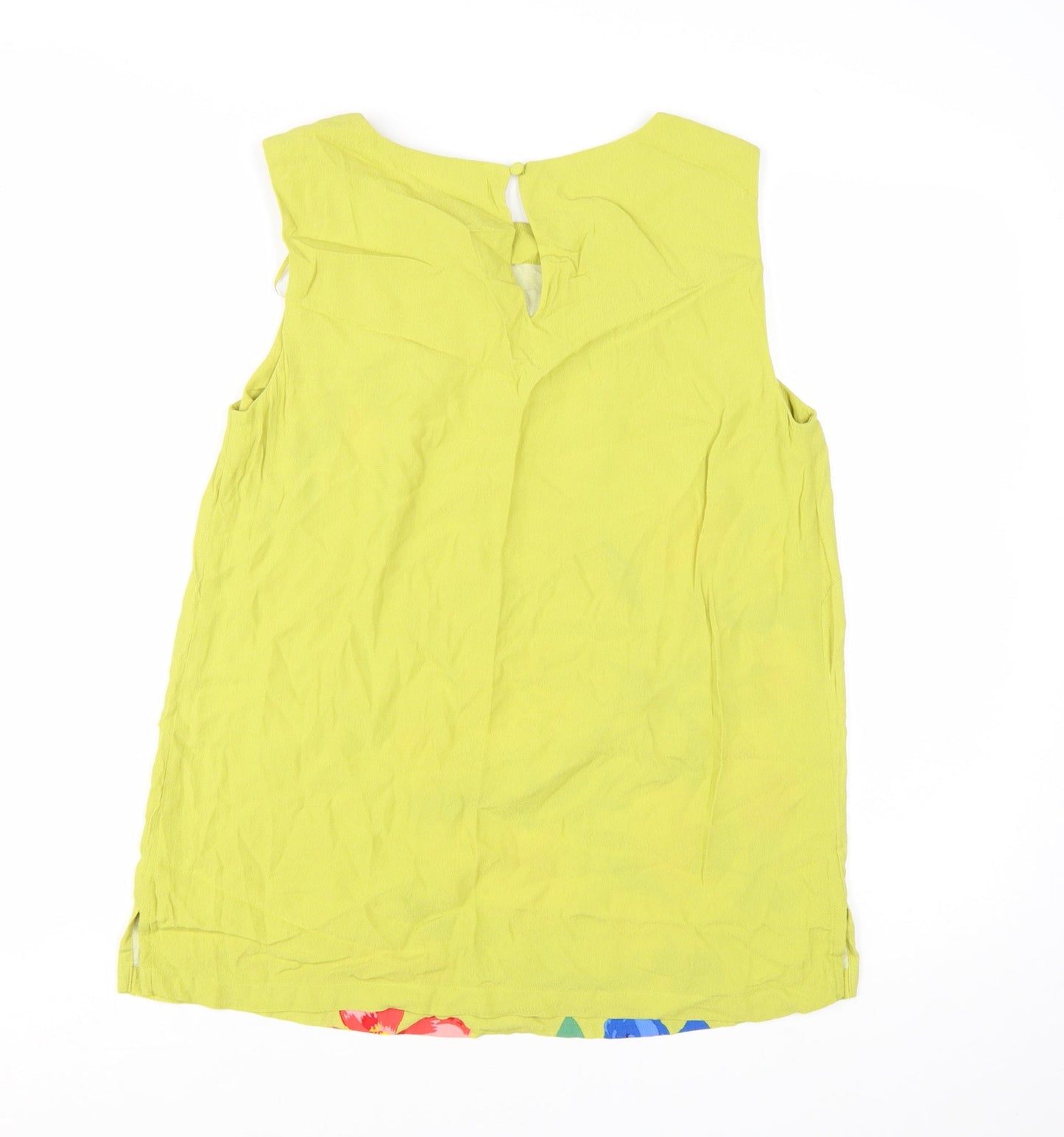 Papaya Women’s Green Floral Sleeveless Tunic Blouse Size 12