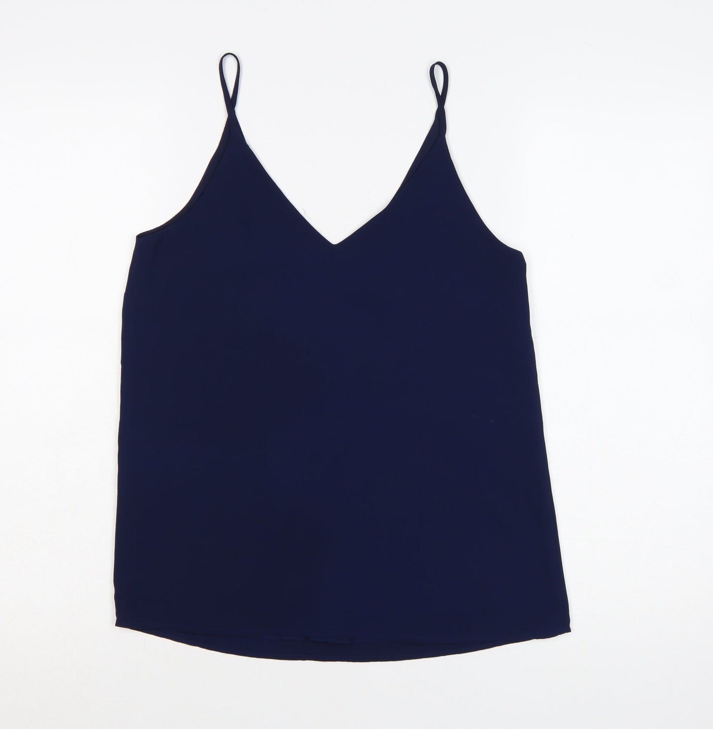 Oasis Women's Blue V-Neck Camisole Tank Top Size 8