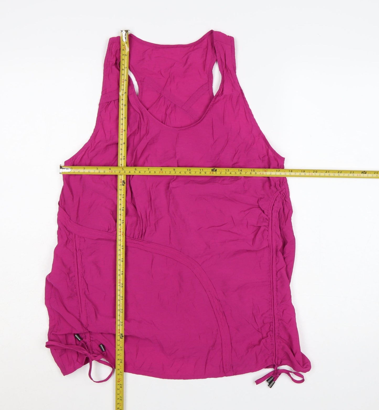 Next Women’s Pink Viscose Racerback Tank Top Size 16 Summer Casual
