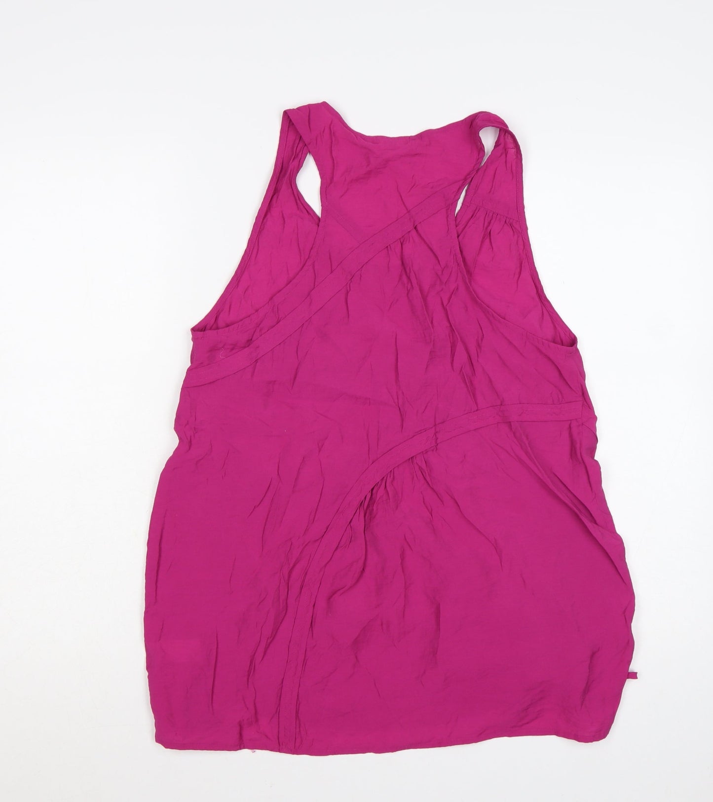 Next Women’s Pink Viscose Racerback Tank Top Size 16 Summer Casual