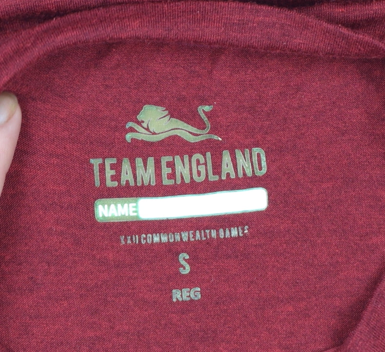 Kukri Team England Men's Red Small Crew Neck Sports T-Shirt