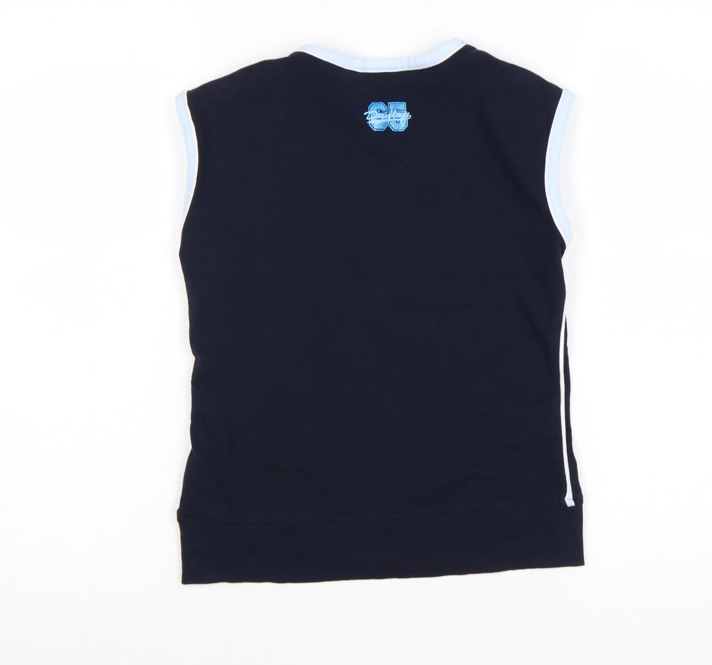 Dunlop Women’s Blue Sleeveless V-Neck Sport Tank Top Size 10