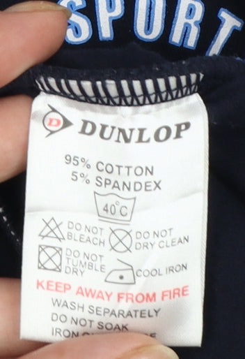 Dunlop Women’s Blue Sleeveless V-Neck Sport Tank Top Size 10