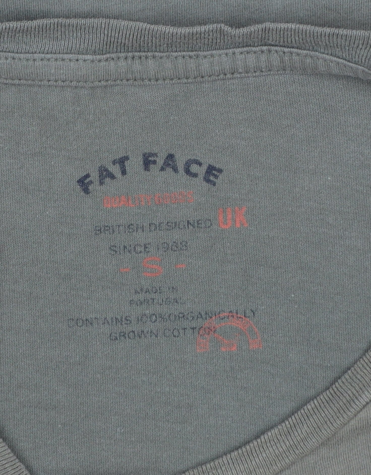 Fat Face Men's Green Graphic Print Cotton T-Shirt Size S
